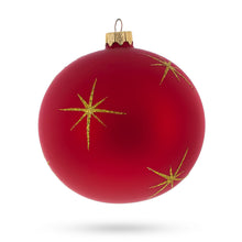 Load image into Gallery viewer, Divine Angel &amp; Holy Family Admiring Jesus Nativity Glass Ball Christmas Ornament 4 Inches