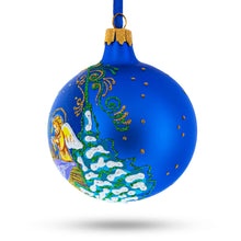 Load image into Gallery viewer, Angels Singing to Baby Jesus Glass Ball Christmas Ornament3.25 Inches