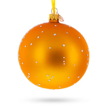 Load image into Gallery viewer, USA Flag and Bald Eagle Glass Ball Christmas Ornament 4 Inches