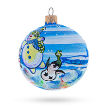 Load image into Gallery viewer, Glass Ball Christmas Ornament 3.25 Inches