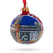 Load image into Gallery viewer, Iconic Chicago Theater Glass Ball Christmas Ornament 3.25 Inches