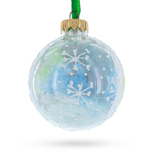 Load image into Gallery viewer, Girl with Candy Cane Glass Ball Christmas Ornament  3.25 Inches