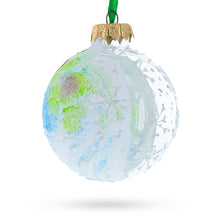 Load image into Gallery viewer, Girl with Candy Cane Glass Ball Christmas Ornament  3.25 Inches