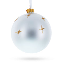 Load image into Gallery viewer, Our First Christmas Love Birds Glass Ball Christmas Ornament 4 Inches