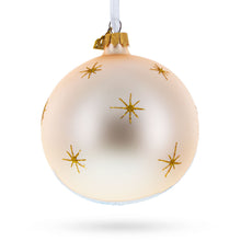Load image into Gallery viewer, Two Owls Perched in Moonlight Glass Ball Christmas Ornament 4 Inches