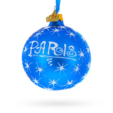 Load image into Gallery viewer, Eiffel Tower, Paris, France Glass Ball Christmas Ornament 3.25 Inches