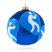 Load image into Gallery viewer, Swimming, Basketball, Tennis, Gymnastics, Track Glass Ball Christmas Ornament 4 Inches
