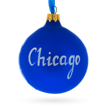 Load image into Gallery viewer, Navy Pier, Chicago, Illinois Glass Ball Christmas Ornament 3.25 Inches