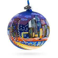 Load image into Gallery viewer, San Francisco, California Glass Ball Christmas Ornament 3.25 Inches