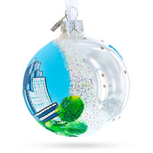 Load image into Gallery viewer, Dallas, Texas Glass Ball Christmas Ornament 3.25 Inches