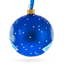 Load image into Gallery viewer, Dog and Snowman Friendship Glass Ball Christmas Ornament 3.25 Inches