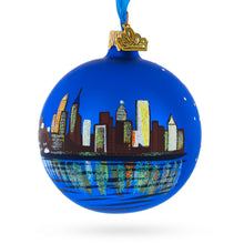 Load image into Gallery viewer, Memphis at Night, Tennessee Glass Ball Christmas Ornament 3.25 Inches