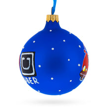 Load image into Gallery viewer, The Taxi Cab Glass Ball Christmas Ornament 3.25 Inches