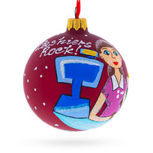 Load image into Gallery viewer, Cashier Glass Ball Christmas Ornament 3.25 Inches
