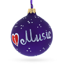 Load image into Gallery viewer, Music Instruments Glass Ball Christmas Ornament 3.25 Inches