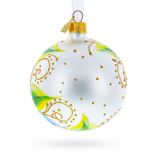 Load image into Gallery viewer, Orchid Medley Glass Ball Christmas Ornament 3.25 Inches