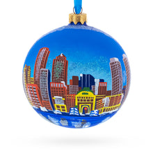 Load image into Gallery viewer, Boston, Massachusetts Glass Ball Christmas Ornament 3.25 Inches