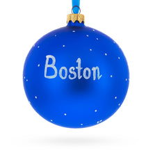 Load image into Gallery viewer, Boston, Massachusetts Glass Ball Christmas Ornament 3.25 Inches