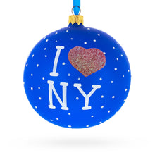 Load image into Gallery viewer, New York City at Night Glass Ball Christmas Ornament 4 Inches