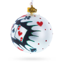 Load image into Gallery viewer, Playing Cards Deck Glass Christmas Ornament 3.25 Inches
