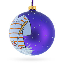 Load image into Gallery viewer, Golf Glass Ball Christmas Ornament 4 Inches