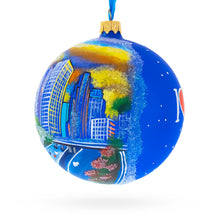Load image into Gallery viewer, I Love Los Angeles, California Glass Ball Christmas Ornament 4 Inches