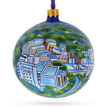 Load image into Gallery viewer, Los Angeles, California, USA Glass Ball Christmas Ornament 4 Inches