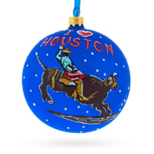 Load image into Gallery viewer, I Love Houston, Texas Glass Ball Christmas Ornament 4 Inches