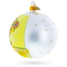 Load image into Gallery viewer, 1887 'Sunflowers' by Vincent Van Gogh Glass Ball Christmas Ornament 4 Inches