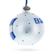 Load image into Gallery viewer, Flag of El Salvador Glass Ball Christmas Ornament 3.25 Inches