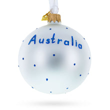 Load image into Gallery viewer, Flag of Australia Glass Ball Christmas Ornament 3.25 Inches