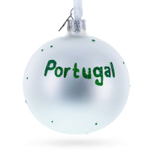 Load image into Gallery viewer, Flag of Portugal Glass Ball Christmas Ornament 3.25 Inches