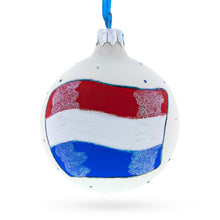 Load image into Gallery viewer, Flag of Netherlands Glass Ball Christmas Ornament 3.25 Inches