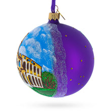 Load image into Gallery viewer, Colosseum, Rome, Italy Glass Ball Christmas Ornament 4 Inches