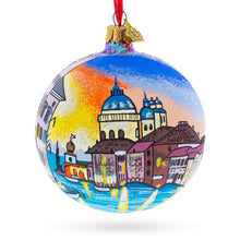 Load image into Gallery viewer, Venetia, Italy Glass Ball Christmas Ornament 4 Inches