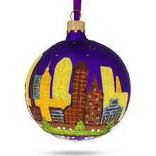 Load image into Gallery viewer, Baltimore, Maryland, USA Glass Christmas Ornament 3.25 Inches