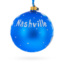Load image into Gallery viewer, Nashville, Tennessee, USA Glass Ball Christmas Ornament 4 Inches