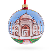Load image into Gallery viewer, Taj Mahal, India Glass Ball Christmas Ornament 4 Inches