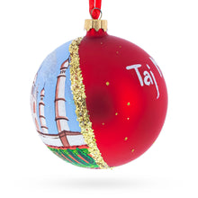 Load image into Gallery viewer, Taj Mahal, India Glass Ball Christmas Ornament 4 Inches