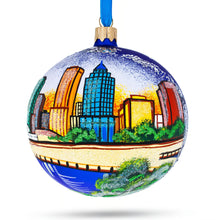 Load image into Gallery viewer, Tampa, Florida, USA Glass Ball Christmas Ornament 4 Inches