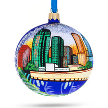 Load image into Gallery viewer, Tampa, Florida, USA Glass Ball Christmas Ornament 4 Inches