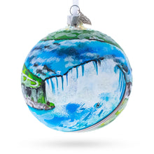 Load image into Gallery viewer, Niagara Falls, USA / Canada Glass Ball Christmas Ornament 4 Inches