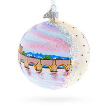 Load image into Gallery viewer, Karluv Most, Prague, Czech Republic Glass Ball Christmas Ornament 4 Inches