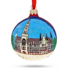 Load image into Gallery viewer, Marienplatz in Munich, Germany Glass Ball Christmas Ornament 3.25 Inches