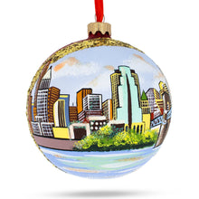 Load image into Gallery viewer, Cincinnati, Ohio Glass Ball Christmas Ornament 4 Inches