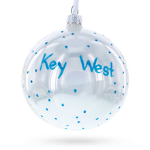 Load image into Gallery viewer, Key West, Florida Glass Ball Christmas Ornament 4 Inches
