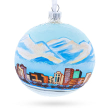 Load image into Gallery viewer, Anchorage, Alaska Glass Ball Christmas Ornament 4 Inches
