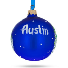 Load image into Gallery viewer, Austin, Texas Glass Ball Christmas Ornament 3.25 Inches