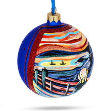 Load image into Gallery viewer, 1893 Edvard Munch's 'The Scream' Glass Ball Christmas Ornament 4 Inches