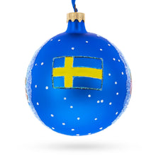 Load image into Gallery viewer, Vadstena Castle, Stockholm, Sweden Glass Ball Christmas Ornament 4 Inches